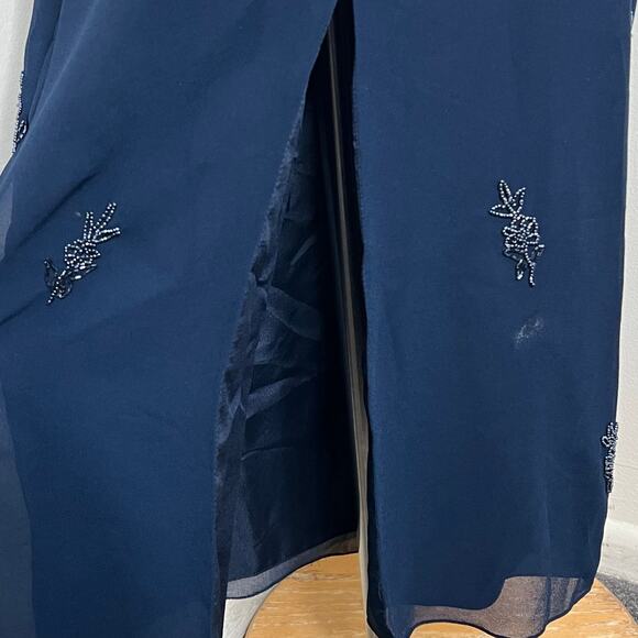 J Kara Evening Gown w Jacket 10/12 Mother Of The Bride Special Occasion Beaded - Picture 10 of 11